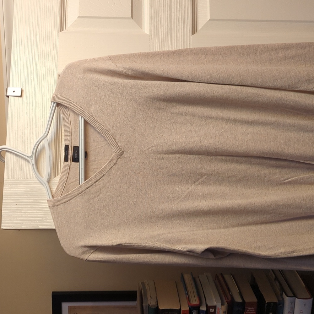J Crew Slim V Neck Sweater Mens Large